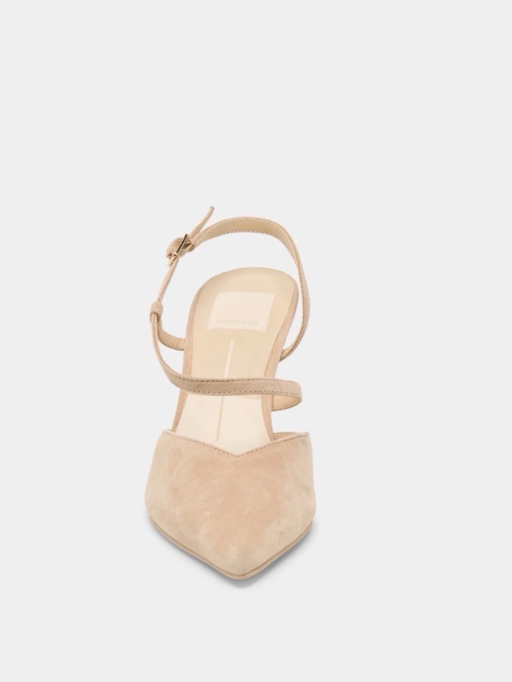 NWOT Dolce Vita Kamra Heels Camel Suede - Picture 4 of 16